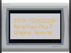 2711P-T12W22D9P PanelView Plus 7 Graphic Terminal