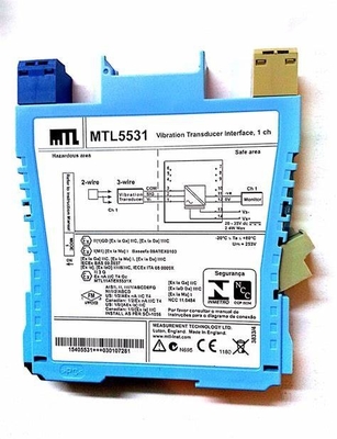 5531 Vibration Transducer Interface MTL Instruments 20 To 35VDc