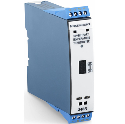 Rosemount 248RAI7C1Q4 Rail Mount Temperature Transmitter Single Sensor Easy Installation